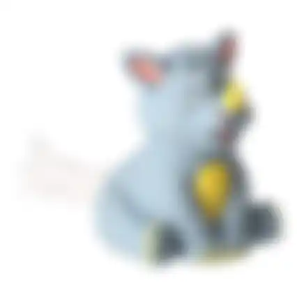 Speelgoed hond latex neushoorn 9cm