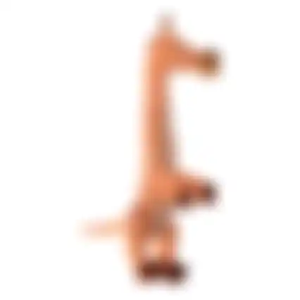 Hondenspeelgoed shakers giraffe L