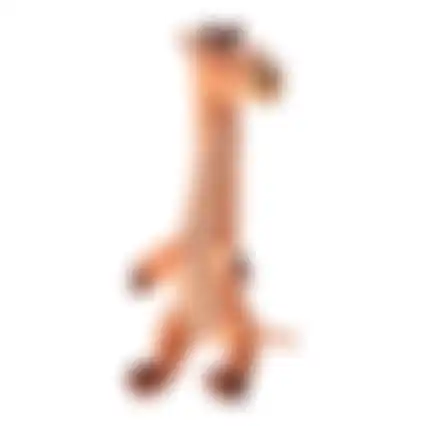 Hondenspeelgoed shakers giraffe L