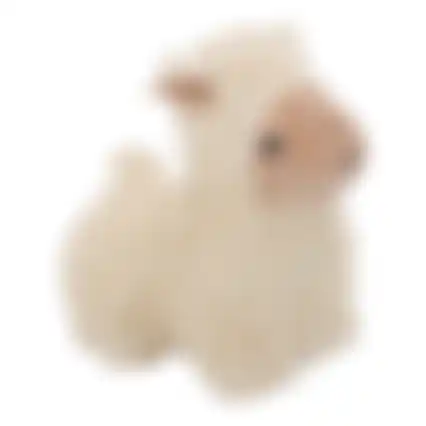 Speelgoed hond lama beige 14x20cm FP