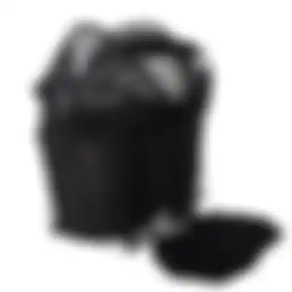 Fietsmand achter 42x48x29cm zwart