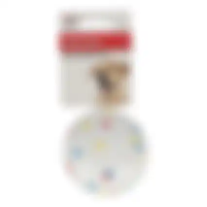 Hondenspeelgoed bal confetti 7cm