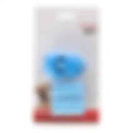 Poepzakhouder + 3st blauw/wit FP