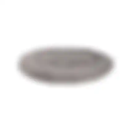 Kussen dier 55cm rond grijs