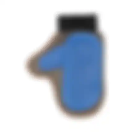 Verzorgingshandschoen+pinnen Pienna taupe/blauw FP