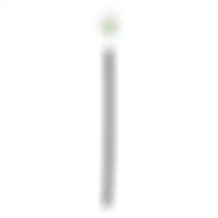 Halsband nylon zwart 10mm 35cm
