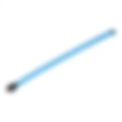 Halsband visio LED jumbo 7mm blauw