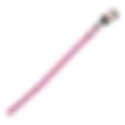 Halsb hond stripes pink 15mm x 35cm