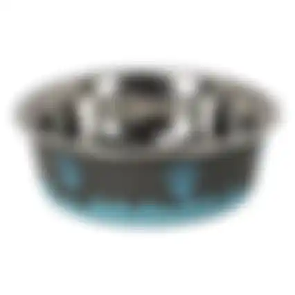 Voederbak 14cm Splash blauw