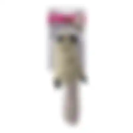 Kattenspeeltje Flapso bewegende wasbeer grijs 36cm FP