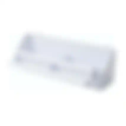 Voliere voerbak plastic 20cm wit
