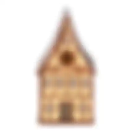 Vogelhuis vakwerkhuis 25cm asst