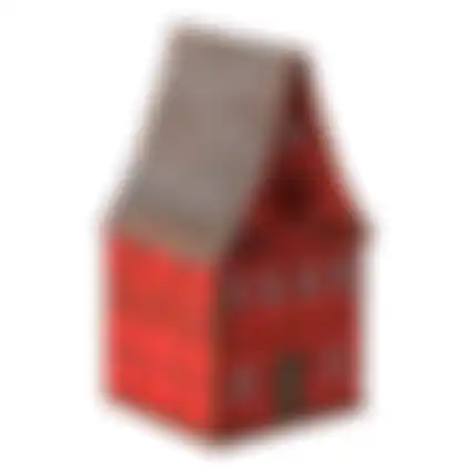 Vogelhuis vakwerkhuis 25cm asst