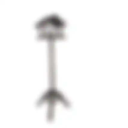 Vogelhuis staand 120cm zwart