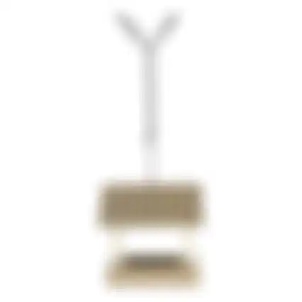 Voederhuis hang 23cm wit/taupe
