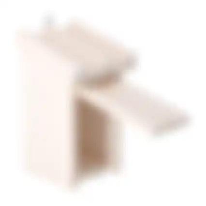 Mezenkast 19cm wit
