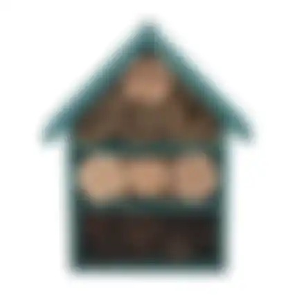 Insectenhotel 25x10x30 roodborst kleur