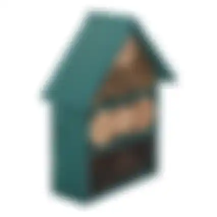 Insectenhotel 25x10x30 roodborst kleur