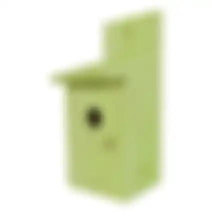 Vogelhuis 14x13x29cm groen