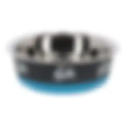 Eetpot knaagd Nelly blauw 14cm 400ml