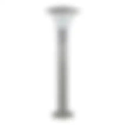 Tuinpaal Belluno RVS Hoogte 80 cm Diamant