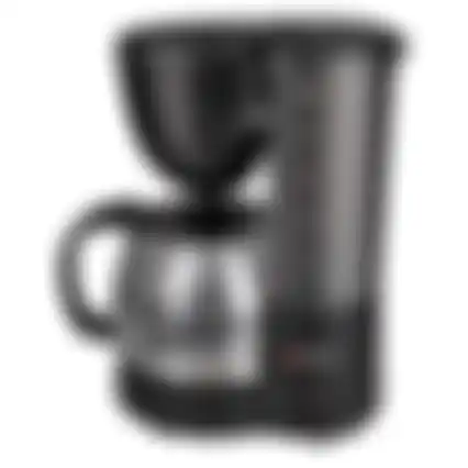 Koffiezetapparaat zwart 1,25L 750W