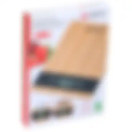 Keukenweegschaal 5 kg bamboe Alpina