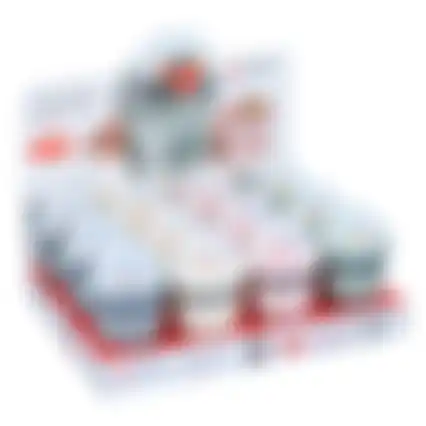 Beker yoghurt + lepel 500ml asst Alpina