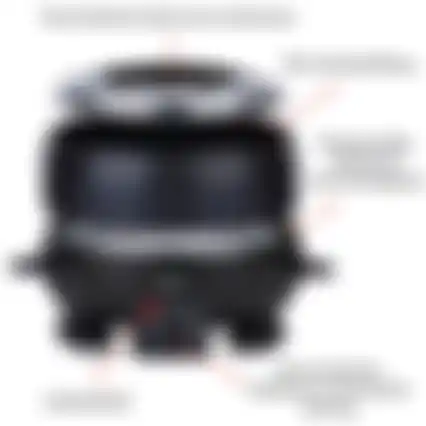 Fondueset 2,3L 800W Alpina
