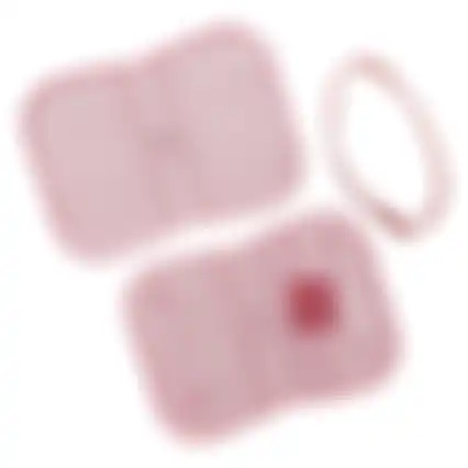 Brooddoos glitter pink