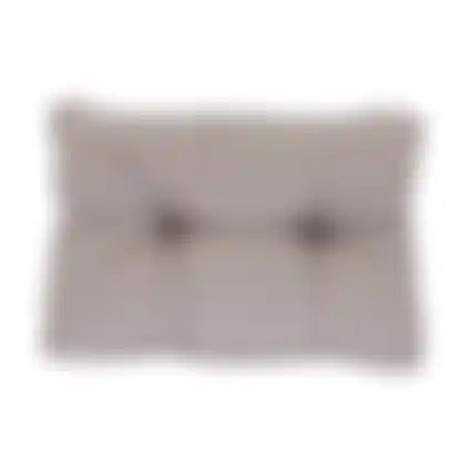 Basic taupe lounge rugkussen 60x40