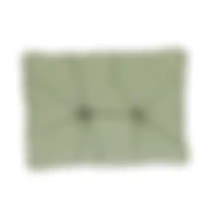 Basic green lounge rugkussen 60x40