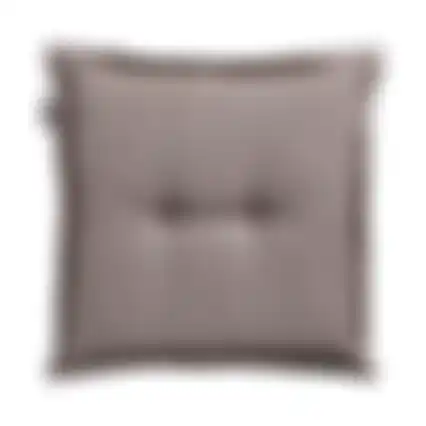 Basic taupe hocker 50x50