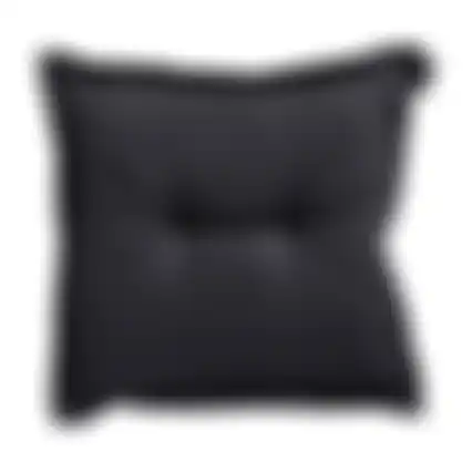 Basic black hocker 50x50