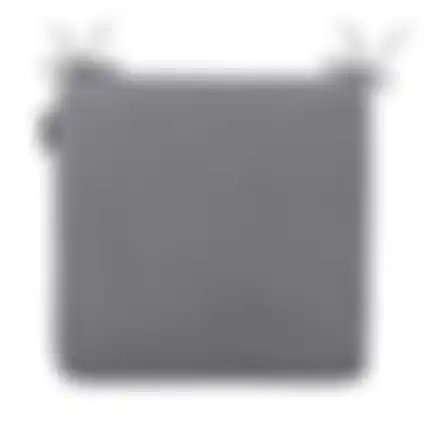 Panama grey zitkussen uni 40x40