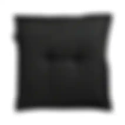 Rib black hocker 50x50