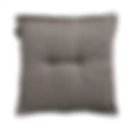 Rib light grey hocker 50x50