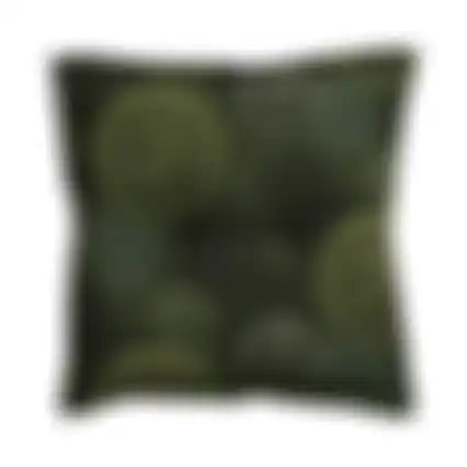 Circle Green hocker 50x50