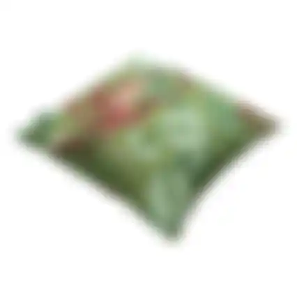 Out Cala green O268 50x50 pillow