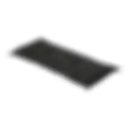Rib black bankkussen 180x48