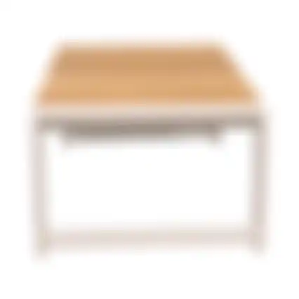 Tafel Foxton 116x60cm wit