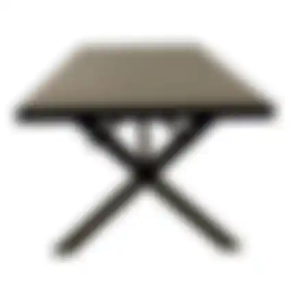 Tafel Serena 186x94 cm Antraciet Bois le Duc