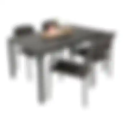 Tafel Lancio 150x90 cm Antraciet Bois le Duc