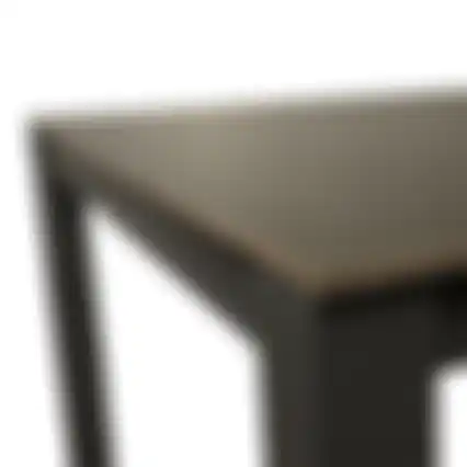 Tafel Genaro 160x90 antraciet