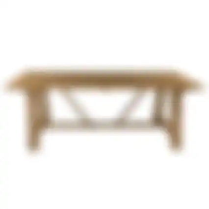 Tafel Shefford 220x100 cm Rustic Black Bois le Duc
