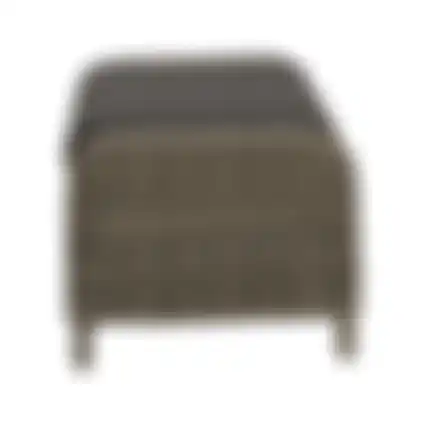 Voetenbank Olvera willow grey + kussen
