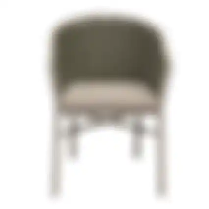 Stoel Stapel Serina milky grey met kussen