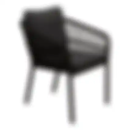 Stoel stapel Barzio zwart +kussens