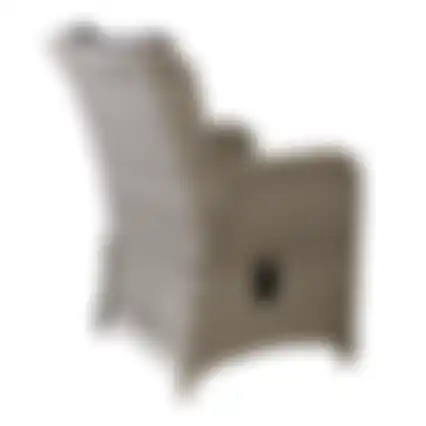 Stoel Cimino verstelbaar white grey + kussens