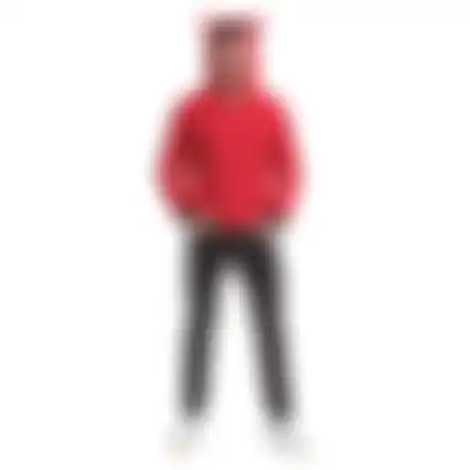 Hoodie rode duivel L